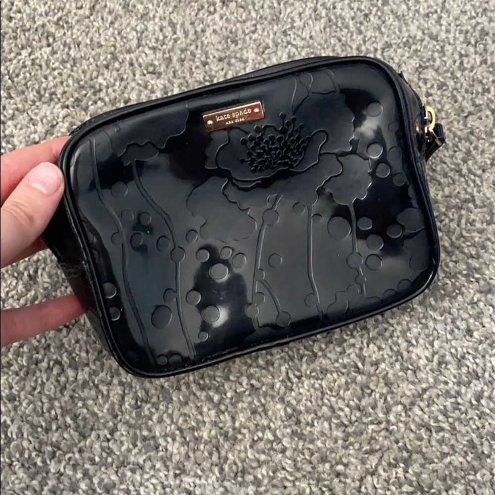 Black Kate Spade Small Toiletry/Makeup Bag
